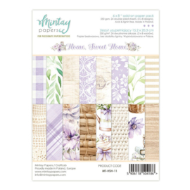 Mintay - Home, Sweet Home - 6x12 Inch Add-On Paper Pad