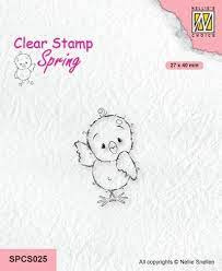 SPCS025 Nellie's Choice - Clear Stamps - CHICKIES: BYE-BYE