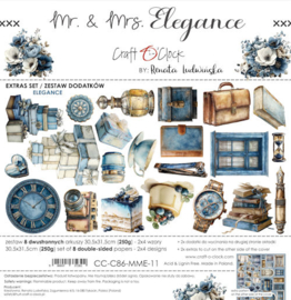 CC-C86-MME-11 Extras Set Elegance 30x30 cm Mr & Mrs Elegance - PAKKETPOST!!