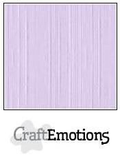 CraftEmotions linnenkarton 10 vel lavendel-pastel 27x13,5cm 250gr