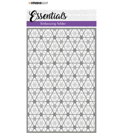 SL-ES-EMB06 - SL 3D Embossing Folder Double diamond stripes Essentials nr.06