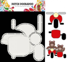 470.713.813 Dutch Doobadoo Card Art Motor en zijspan 2 set A5