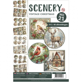 POS10021 Push Out book Scenery 21 - Flowers with Passion
