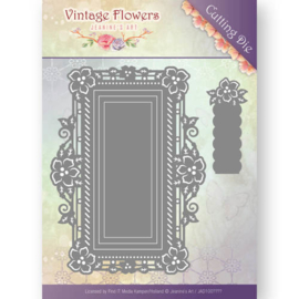 JAD10035 Snij- en embosmal - Vintage Flowers - Jenine's Art