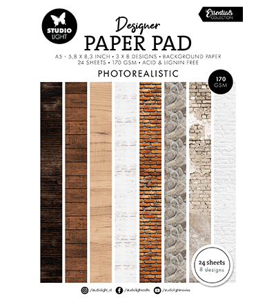 SL-ES-DPP331 - Designer Paper Pad Photorealistic Essentials nr.331