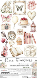 CC-C73-RE-12 Craft O Clock Extras Set Emotions 15x30 cm Rose Emotions