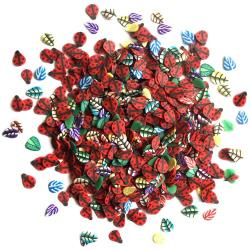Buttons Galore - Sprinkletz Embellishments - Ladybugs - NK124