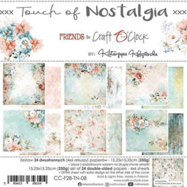 Craft O' Clock - Touch of Nostalgia - Paperpad 15.2x15.2 cm