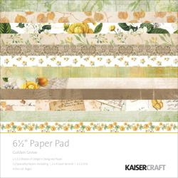 PP1024 Paperpad 6.5" x 6.5 " Golden Grove - Kaisercrafts