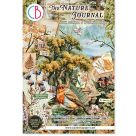CBB030 Ciao Bella Paper - The Nature Journal - A4 Junk Journal Ephemera Book