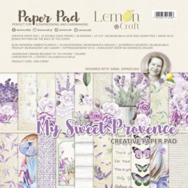 Lemoncraft - Paperpad - 30 x 30 cm - My Sweet Provence - PAKKETPOST!