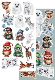 Art Alchemy - Extra's to Cut Out set - In Frosty Colors - Winter