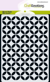 185070/4435 CraftEmotions MM Mix stencil design cirkel decoratief A6