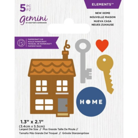 Gemini - Elements - Mini snijmallen set - New Home