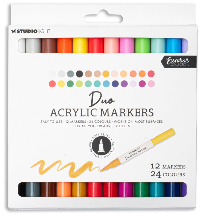 MARK33 Studio Light - Essentials - Duo Acrylic Markers