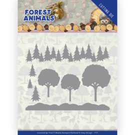 ADD10232 Snij- en embosmal - Forest Animals - Amy Design