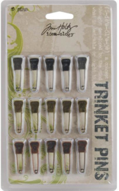 TH92720 Trinket Pins - 15 stuks - Tim Holtz