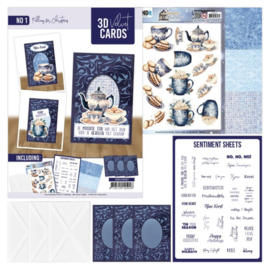 3DVC10001 3D Velvet Cards - Falling For Christmas