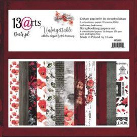 Paperpad 15,2 x 15,2 cm - 24 vel - Unforgettable - 13@arts