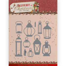 ADD10248 Snij- en embosmal - History of Christmas - Amy Design
