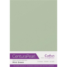Mint - Glanskarton A4 310 grams - 10 vel - Centura Pearl