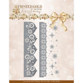 ADD10320 Dies - Amy Design - Frosted Gold Christmas - Frosted Gold Borders