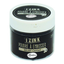 Izink Embossing Powder Caviar - 25 Ml - PAKKETPOST!