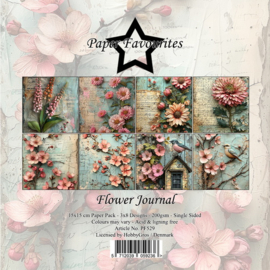 PF529 Paper Favourites 15x15 cm Flower Journal