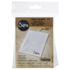 Sizzix Sidekick Side Order 3"X4" Storage Envelopes 4/Pkg