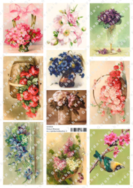 GH3054 Vintage vel - Bloemen - Gerda's Hobbyshop