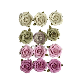 677091 Prima Marketing - Serene Petals - Flowers Budding Serenity (12 pcs)
