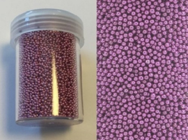 Mini parels zonder gat 0.8-1.0mm 22 gram - Roze