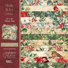 Holly & Ivy 6x6 Inch Paper Pad (NG-HAI-PAD6)