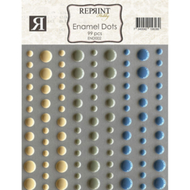 Reprint - Hip Hip Hooray Enamel Dots - (99pcs) (END002)