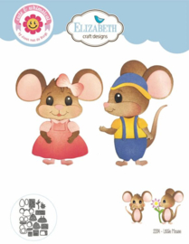 2204 Elizabeth Craft Design - Cute & Whimsical - Cutting Dies - Little Mouse