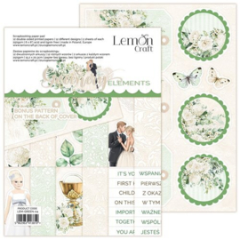 Lemoncraft - Paperpad - 20.3 x 15.2 cm - Greenery Elements