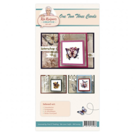 RKC10004 Rie Kuipers Creative – One-Two-Three Cards - Butterflies