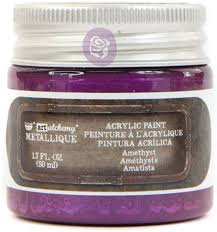 967826 Amethist  - Finnabair Art Alchemy Metallique Acrylic Paint  - PAKKETPOST!