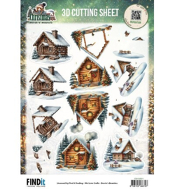 CD12521 - 3D-knipvel – Houses