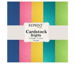 Reprint Cardstock Bright 12x12 Inch 5 Colors (CSP002) - PAKKETPOST!