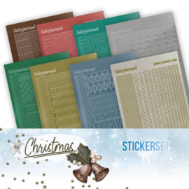 Stickerset 17 bij Creative Hobbydots Christmas