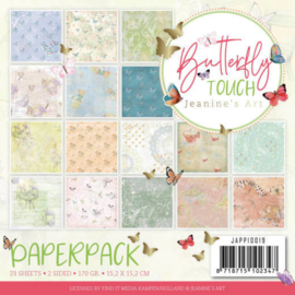 JAPP10019 Paperpad - Butterfly Touch - Jeanine's Art
