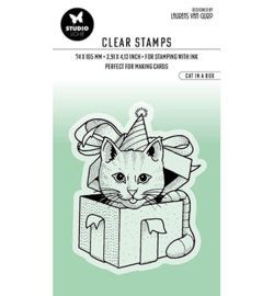 BL-ES-STAMP408 - Cat in a box Essentials nr.408
