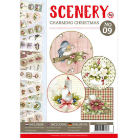 POS10009 Push Out book Scenery 9 - Charming Christmas