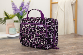 CC - Travel Craft bag - Purple Cheetah - Pakketpost!