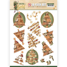 SB10372 Stansvel A4 - Christmas Gold - Amy Design