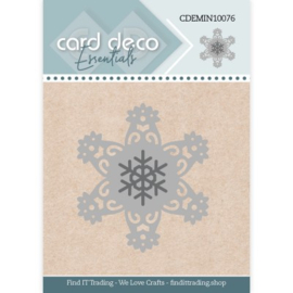 Card Deco Essentials - Mini Dies - Snow Crystal - CDEMIN10076