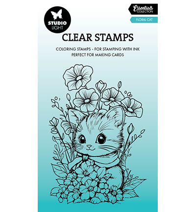 SL-ES-STAMP850 - Floral cat Essentials nr.850