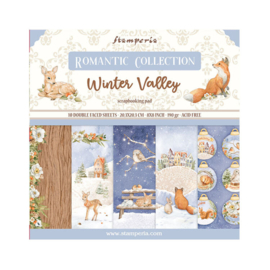 SBBS88 - Stamperia - Winter Valley - Paper Pack 8x8 
