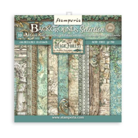 Magic Forest Backgrounds 8x8 Inch Paper Pack (SBBS79)